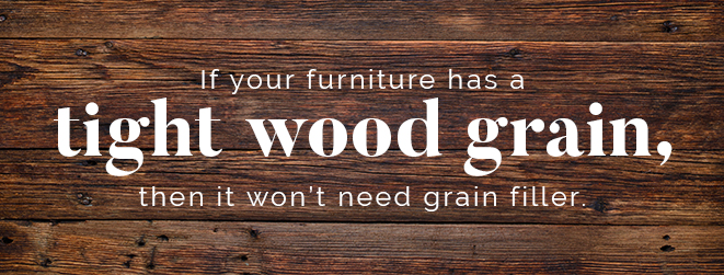 Applying Sealant to Wood Furniture tight wood grain