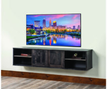 Amish Abbie Floating TV Console 70"