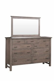 Amish Cabin Creek Tall 9 Drawer Dresser