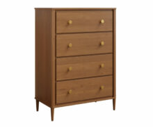 Amish Contour 4 Drawer Chest