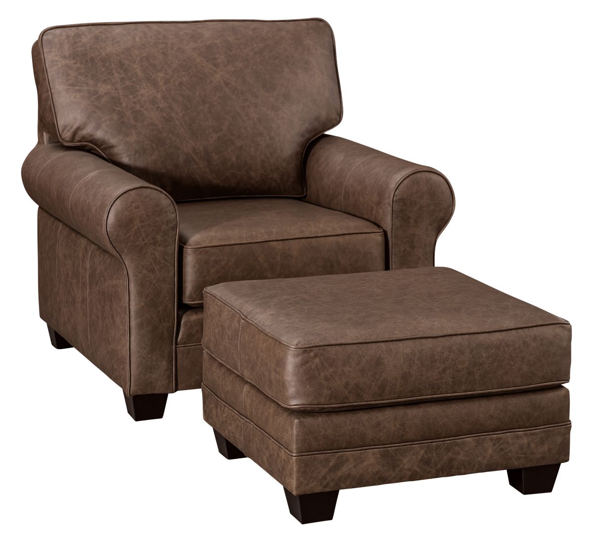 LuxHome-Seating-Ellington-Chair-Sock-Arm-26-Inch-Footstool