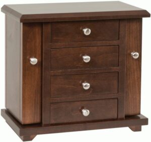 amish made dresser top jewelry storage made of real wood