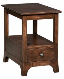 Amish Fusion Chairside Table